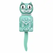 LIMITED EDITION OCEAN WAVES LADY KIT-CAT CLOCK KAT KLOCK FREE US SHIPPING