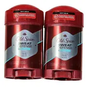 2 Pack Old Spice Sweat Defense Pure Sport Plus 48hr Antiperspirant 2.6oz 24/7