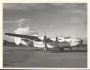 Qantas Liberator (VH-EAI) which augmented the Catalinas 1950 AVIATION OLD PHOTO