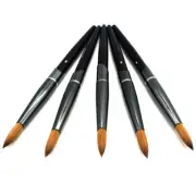 Professional UV Gel Nail Art Kolinsky Sable Hair Acrylic Nail Painting Brush A