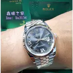 ROLEX 勞力士 126231 灰面 鑽刻 22年 珠帶 DATEJUST 36MM 126331 玫瑰金