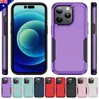 For iPhone 16e 16 15 14 13 12 11 Pro Max Case Heavy Duty Shockproof Rugged Cover