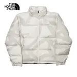 【THE NORTH FACE XX KAWS】聯名系列男款月光象牙白可收納連帽羽絨外套7WLU944 美規XS亞規S