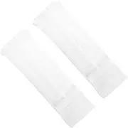 SUPVOX Portable Sports Towel Fitness Gym Towel Quick Dry Youth Football Hand Towel White 2 Pack