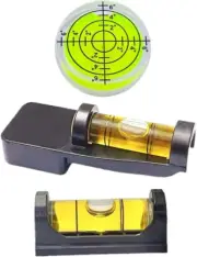 3Pcs Magnetic Bubble Spirit Levels Set Magnet Scope Level Measuring Tools