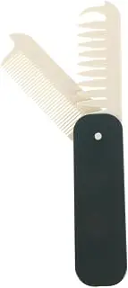 BIUDECO Mini Travel Folding Comb Portable Hairbrush Fine Wide Tooth for Women Men