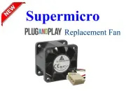 1x Replacement Fan for Supermicro SuperServer SYS-E300-8D 40x28mm 4-Pin