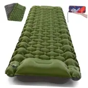 Sleeping Pad Camping Mat: Ultralight & Compact Self Classic Army Green