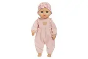 Baby Born Learn to Walk Baby Doll Annabell - Blue Eyes: Realistic Features for Kids Ages 3+, Walks, Crawls, Sits Kicks, Eyes Open Close, Multiple Sound Effects