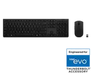 Lenovo Wireless Professional Rechargeable Combo Keyboard and Mouse