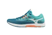 Mizuno Wave Sonic 2 Womens Running Shoes Blue Turquoise Orange