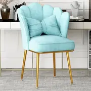 Nordic Armchair Modern living room furniture flannel Single seat Sofas bedroom balcony lounge Makeup Backrest waiting chairs