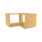 Lugna 368 x 682 x 390mm Sand 1 x 2 Cube Corner Unit