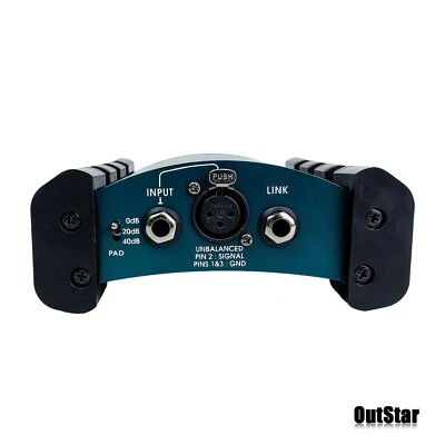 Active DI Box Impedance Converter Stage Effector Phantom Power Supply GAZ-133