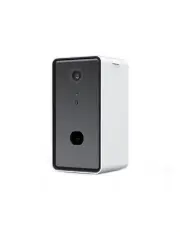 [TECH 4 PETS] Smart Dog/Cat Automatic Food/Treat Dispenser w/ Camera/App Control in White