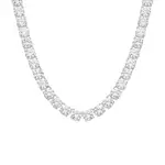 Silver Cz 44cm Tennis Necklace in Clear