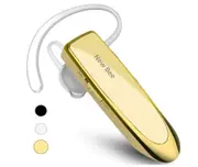 Newbee Handsfree Earpiece New Bee 24 Hrs Driving Headset with Noise Cancelling Mic Headset Working from Home Video Conference GOLD