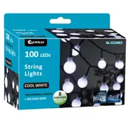 Sansai 100 LED Electric Globe Decorative/Christmas String Lights Cool White