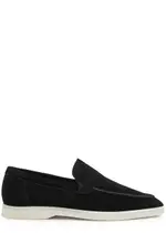 Aurélien Yacht Suede Loafers - Black - 8 8