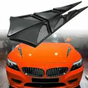 2X Car Decor Air Flow Intake Scoop Bonnet Simulation Vent Cover Hood Universal