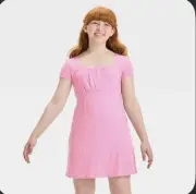 Girls' Knit Emma Dress - Art Class™ Bright Pink L (10/12) CL47