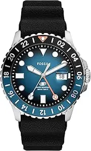 Fossil Blue Gmt Black Analog Watch FS6049