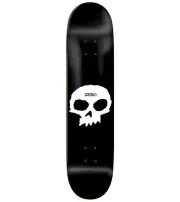 Zero Skateboard Deck Single Skull 7.25" x 29.25" Mini (Youth)