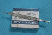 Brand New Scalpel Blade Handel( #3 & #4) 20 surgical sterile blades # 21 # 15