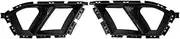 Gloss Black Front Bumper Side Air Vent Trim Fog Light Lamp Hood Intake Frame Cover Grille Compatible for BMW G80 M3 G82 G83 M4 2021-2024(Carbon Fiber Look)