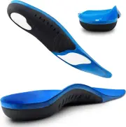 Plantillas Para Fascitis Plantar Soporte Alto Arco Hombre Mujeres Gel Ortopedico