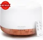 500ml Essential Oil Diffuser Ultrasonic 5in1 Humidifier Remote Timer LED Lights