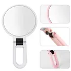 Green 10 Times 10X/15X Magnifying Handheld Mirror Folding Handle Double-Sid DY9