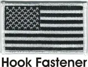 Urban Black White United States US Flag Patch Fits For VELCRO® BRAND Loop Fasten
