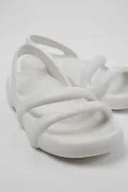 Kobarah Flat White Sandals.