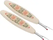 COHEALI 2Pcs Heavy Duty Seam Ripper Durable Thread Remover Tool for Sewing Embroidery Crafting Projects Ergonomic Design for Comfortable Handling