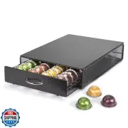 SYSYLY Coffee Pod Holder Drawer,Coffee Capsule Tray Drawer Organizer for Coun