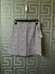 Top shop Skirt Mini Pink Animal Print Size 8