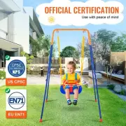 Toddler Swing Set 3 in 1 For Backyard Play Equipment with Sandbags Foldable
