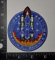 Armageddon Movie Freedom Mankind STS-98 Hook/Loop Tactical Patch High Quality