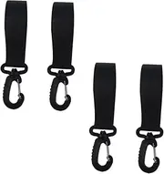 LRXIYODE Rotating Pram Hooks Multi Function Stroller Hangers for Shopping Bags Diaper Bags More Durable Material for Strollers Bikes and Wheelchairs