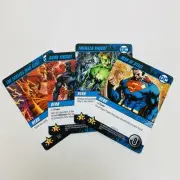 4 HERO DC Comics Deck Building Game cards 2020 Dark Knight, Emerald Knight...