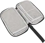 Portable USB Cable Organizer Pouch Durable Oxford Cloth Zipper Case for Power Bank Earphones Multi Purpose Storage Bag with Breathable Mesh