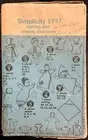 Vintage 1974 Simplicity Uncut Sewing Pattern 5757 for Baby Dress Top Bib Sleeper