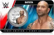 FANTASY CLUB Batista WWE 32mm Official Collectable Coin - Tribute to The Animal and Multiple World Champions Limited Edition for Fans and Collectors