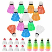 24Piece Speed Training Nylon Feather Shuttlecocks Birdies for Badminton Ball Ga