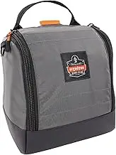Ergodyne Arsenal 5185 Respirator Mask Storage Bag, Fits Half and Full Face Respirators, Zipper and Magnetic Closure,Gray