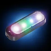 Car Door Lights | Wiring-LED Side Door Panel Lights Courtesy Light | Car Door LED Warning Light for Anti Rear-End Collision