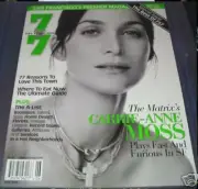 7x7 Magazine Carrie Anne Moss The Matrix Resurrections Keanu Reeves fast&furious