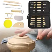 8/14Pcs Pottery Sculpting Tool Set DIY Wood Metal Modelling Clay Complete Tools