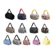 Large Foldable Reusable Shopping Bag Portable Travel Shoulder Grocery Tote Bag